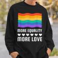 Lgbt More Equality More Lovetシャツ Lgbtq ゲイ レズビアン Lgbt スウェットシャツ 彼への贈り物