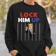 Lock Him Up Anti Trump Political スウェットシャツ 彼への贈り物