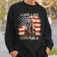 Long Live Howdy Rodeo ウエスタンカントリー サザンカウガール スウェットシャツ 彼への贈り物