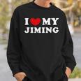 I Love My Jiming 私はジミンが大好きです スウェットシャツ 彼への贈り物