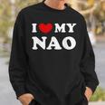 I Love My Nao アイ・ラブ・マイ・ナオ スウェットシャツ 彼への贈り物
