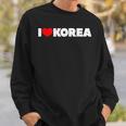 I Love ハート Korea スウェットシャツ 彼への贈り物