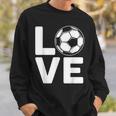 Loveoocer 愛を言うサッカー スウェットシャツ 彼への贈り物