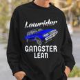 Lowrider Gangster Lean Low &Low Chicano Cholo ビンテージカー スウェットシャツ 彼への贈り物