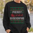 Merry Six-Sevenmas 67 Six Seven Ugly Christmas Sweatshirt Gifts for Him