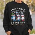 Be Merrynowman Line Dance クリスマス 面白い ホリデーダンス スウェットシャツ 彼への贈り物