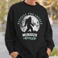 Mingus Texas Bigfoot Night Walk Retro Moon 長袖tシャツ スウェットシャツ 彼への贈り物