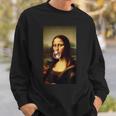 Mona Lisa チューインガム レオナルド・ダ・ヴィンチ ジョコンダ イタリアアート スウェットシャツ 彼への贈り物