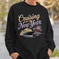 New Year 2026 Cruise Party Celebrations -Adults Black Small Short Sleeve Crew Collar Straight Fit Polyester 100 Unique New Year's Eve Cruise Sweatshirt Gifts for Him