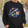Outta This World かわいい惑星宇宙好き、宇宙飛行士銀河 スウェットシャツ 彼への贈り物