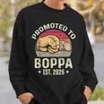 Promoted To Boppa Est 2026 For New Papa Fathers Day Sweatshirt Unisex Gifts for Him