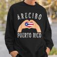 Puerto Rico Flag Heart Arecibo City スウェットシャツ 彼への贈り物