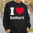 Red Heart I Love Hawai'i スウェットシャツ 彼への贈り物