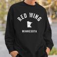 Red Wing ミネソタ Mn ヴィンテージ 70年代 アスレチック スポーツデザイン 長袖tシャツ スウェットシャツ 彼への贈り物