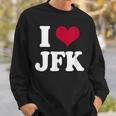 Retrointage I Heart Jfk John F Kennedy スウェットシャツ 彼への贈り物