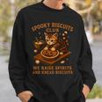 Spooky Biscuits Club Cat 面白い ハロウィン ベーキングベイカー 長袖tシャツ スウェットシャツ 彼への贈り物