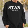 Stan The Man ギフトネームtシャツ スウェットシャツ 彼への贈り物