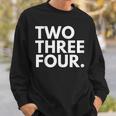 Two Three Four 市外局番 234 アクロン オハイオ州 米国 スウェットシャツ 彼への贈り物