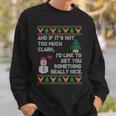 Ugly Christmas Sweater Winter Vacation Christmas Tree Sweatshirt Gifts for Him