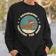 Ugly Dachshund Christmasthrough The Snow Christmas Sweatshirt Gifts for Him