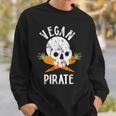 Vegan Pirate Skull And Crossbones But Carrot Sweatshirt Unisex Gifts for Him
