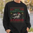 All I Want For Christmas Is A Dragon & Books Ugly Sweater Sweatshirt Gifts for Him All I Want For Christmas Is A Dragon & Books Ugly Sweater Sweatshirt Gifts for Him