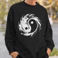 Ying Yang Flowtate 瞑想 水彩画 太極拳 メンズ レディース スウェットシャツ 彼への贈り物