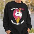 アイスクリーム 夢 ユニコーン ビームス スイーツ マジカル トリート 長袖tシャツ スウェットシャツ 彼への贈り物