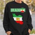 イランライオン太陽旗、イラン地図、イラン、イランの旗、イランの旗。 スウェットシャツ 彼への贈り物