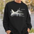 エアバスa380ターボジェット飛行機旅客機航空パイロットギフト スウェットシャツ 彼への贈り物