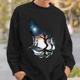 オオカミ 動物 顔 アート グラフィック 野生動物 カラフル 狼の恋人 スウェットシャツ 彼への贈り物