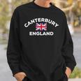 カンタベリー イギリス Uk イギリス シティ ユニオンジャック 旗 長袖tシャツ スウェットシャツ 彼への贈り物