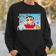クレヨンしんちゃん 平成ごっこ しんちゃん 長袖tシャツ スウェットシャツ 彼への贈り物