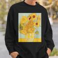 ゴッホのひまわりアートアーティスト向け スウェットシャツ 彼への贈り物