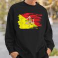 シチリア国旗 シチリア州パレルモ イタリア スウェットシャツ 彼への贈り物