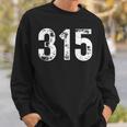 シラキュース ニューヨークアップステート315用エリアコード315。 スウェットシャツ 彼への贈り物