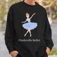 シンデレラ バレエ バレリーナ ポワント ダンサー ダンス グラフィック スウェットシャツ 彼への贈り物