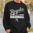 ジャクソン・ロイヤルズベースボールホワイト スウェットシャツ 彼への贈り物