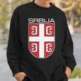 セルビアクロスシールドセルビアアーム。 スウェットシャツ 彼への贈り物