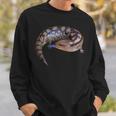 トカゲブルータンペットトカゲ爬虫類 スウェットシャツ 彼への贈り物