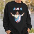 トランスジェンダー・ジーザス 誇りをもって信じ、信仰する。 スウェットシャツ 彼への贈り物
