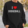 ドッジボール スポーツが大好き 面白いドッジボール愛好家 スウェットシャツ 彼への贈り物
