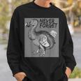 ドードー鳥、決して忘れない、動物種、ハト、ドローン、ドードー スウェットシャツ 彼への贈り物