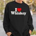 ハートウイスキーウイスキーが大好き スウェットシャツ 彼への贈り物