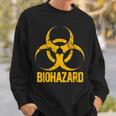 バイオハザード グランジスタイル アンティーク調 毒性 ビンテージ スウェットシャツ 彼への贈り物