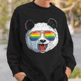 パンダ ゲイプライド Lgbt レインボーフラッグ サングラス Lgbtqギフト スウェットシャツ 彼への贈り物