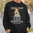 パーソナルストーカー犬ジャックラッセルテリア私はあなたに従います Jack Russell Terrier Dog 長袖tシャツ スウェットシャツ 彼への贈り物