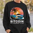 ビットコイン退職プラン Btc暗号取引 暗号通貨 スウェットシャツ 彼への贈り物