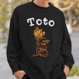 ビンテージtoto The Dog シャツアート -Toto Oz 魔法使い Toto 長袖tシャツ スウェットシャツ 彼への贈り物