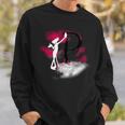 ピンクパンサー ル ピンクシルエット 霧の中 長袖tシャツ スウェットシャツ 彼への贈り物